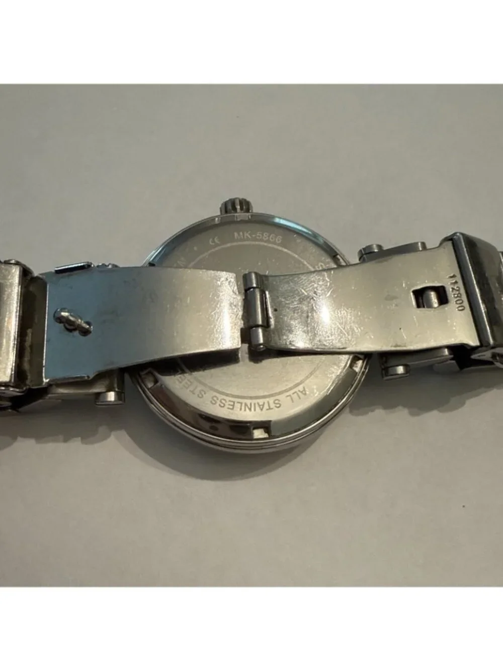 Michael Kors Skylar MK5866 Stainless Steel Analog Dial Quartz Watch NEW BATTERY